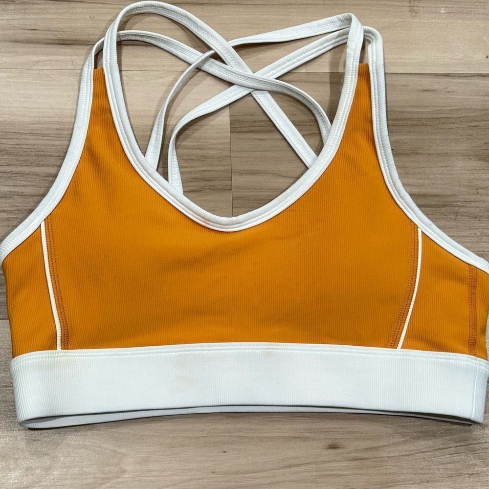 WILO Mustard Strappy Sports Bra Women’s Small